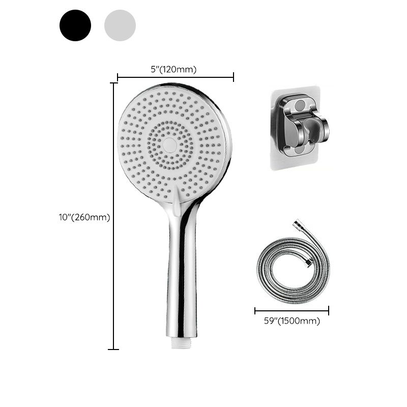 Avtoit | Round Shower Head Plastic Handheld Shower with Adjustable Spray Pattern
