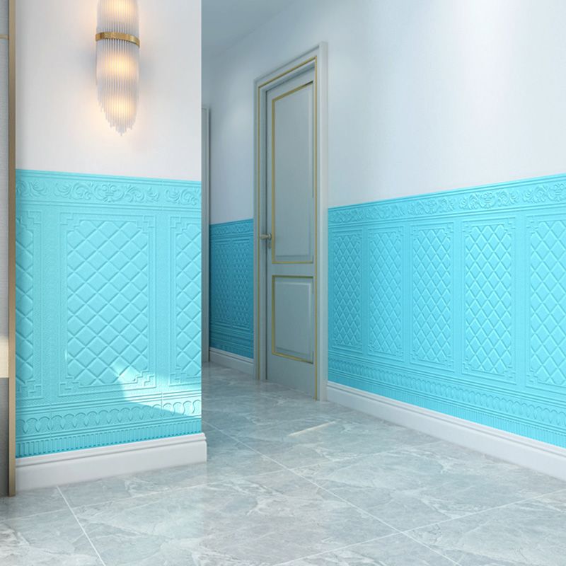 Avtoit | Glam Style Wall Cladding Living Room Peel and Stick 3D Embossed Waterproof Wall Cladding