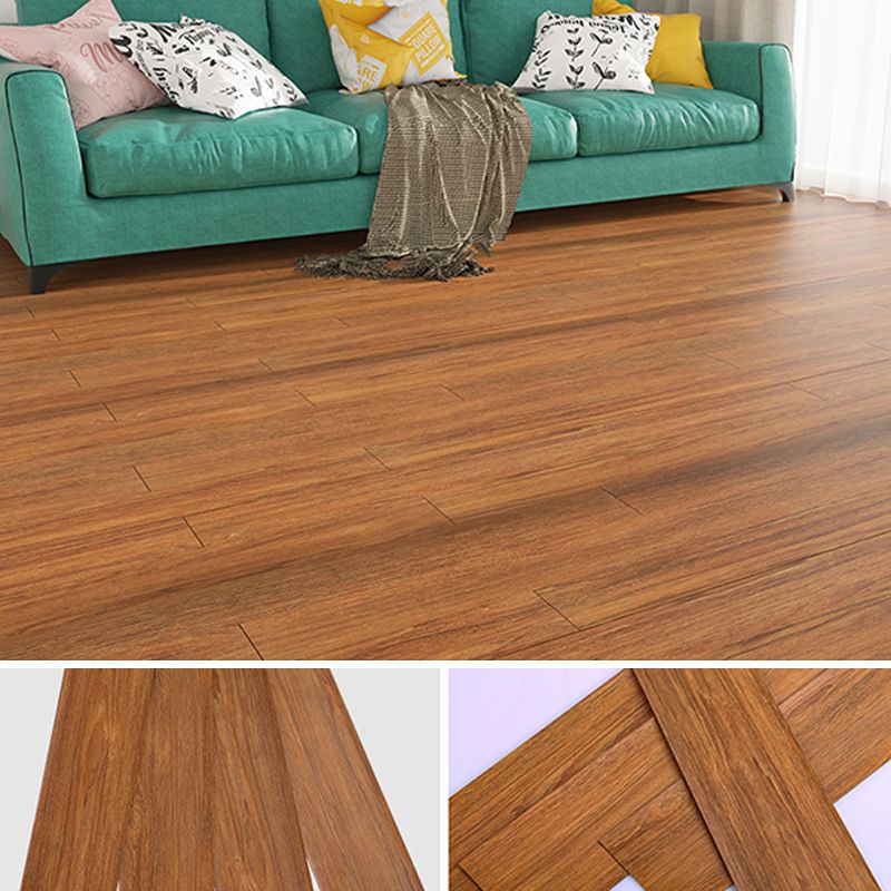 Avtoit | Modern Peel & Stick Mosaic Tiles Plastic Wood Look Fading Resistant Vinyl Plank