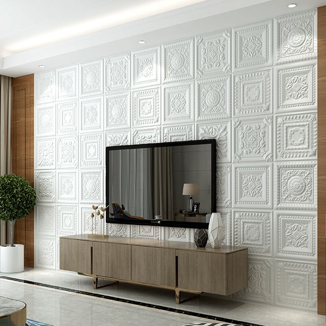 Avtoit | Modern Pearl Wall Element Access Panel Peel and Stick Wall Tile Set of 10