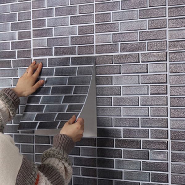 3D Embossed Plastic Wall Panels, 20-Piece Mosaic Set