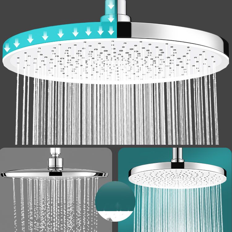 Avtoit | Round Fixed Shower Head High Flow Aerated Wall Mount Shower Head