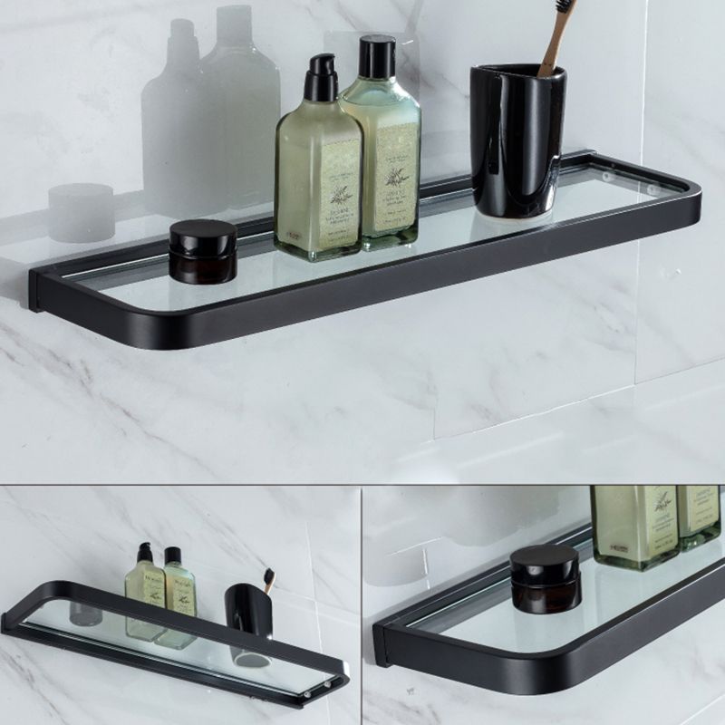 Avtoit | Modern Classic Bathroom Accessories Set in Stainless Steel Matte Black Bathrobe Hook/Towel Ring Bar