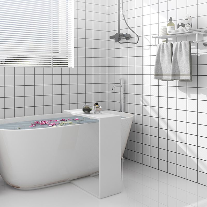 Avtoit | Modern Splash Protection Wallpaper Peel and Stick Mosaic Tile for Bathroom
