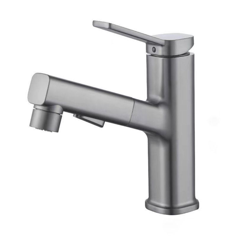 Avtoit | Modern bathroom sink faucet with brass lever handles and swivel spout