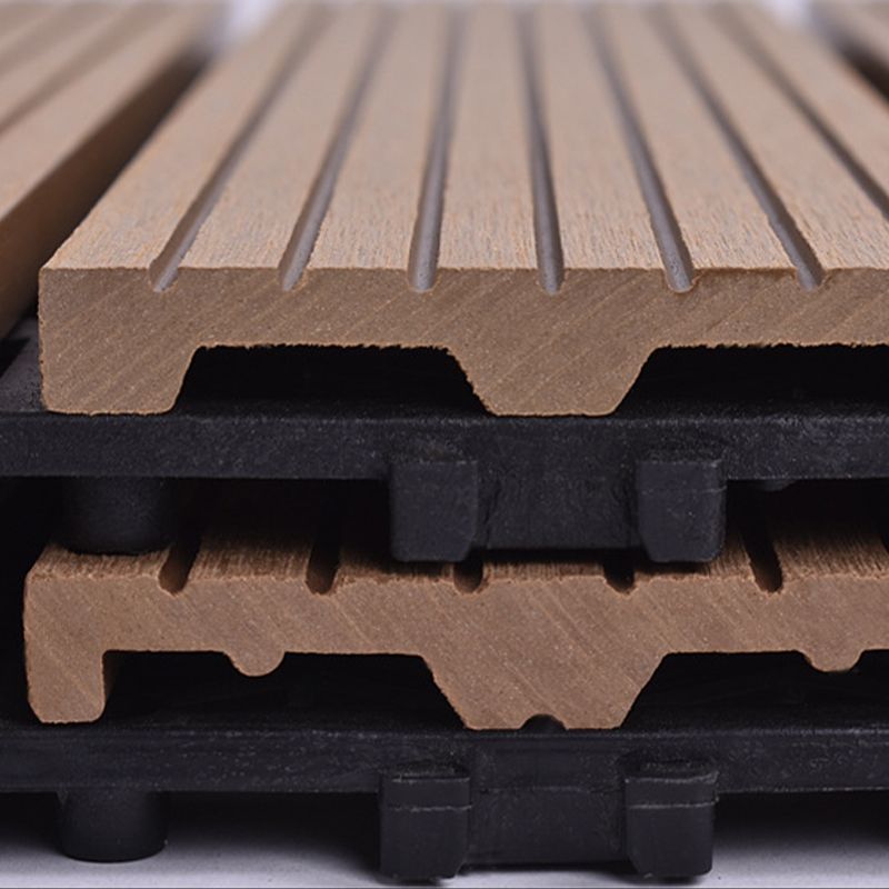 Avtoit | Wooden Floor Tile Solid Color Click Lock Non-Slip Outdoor Terrace