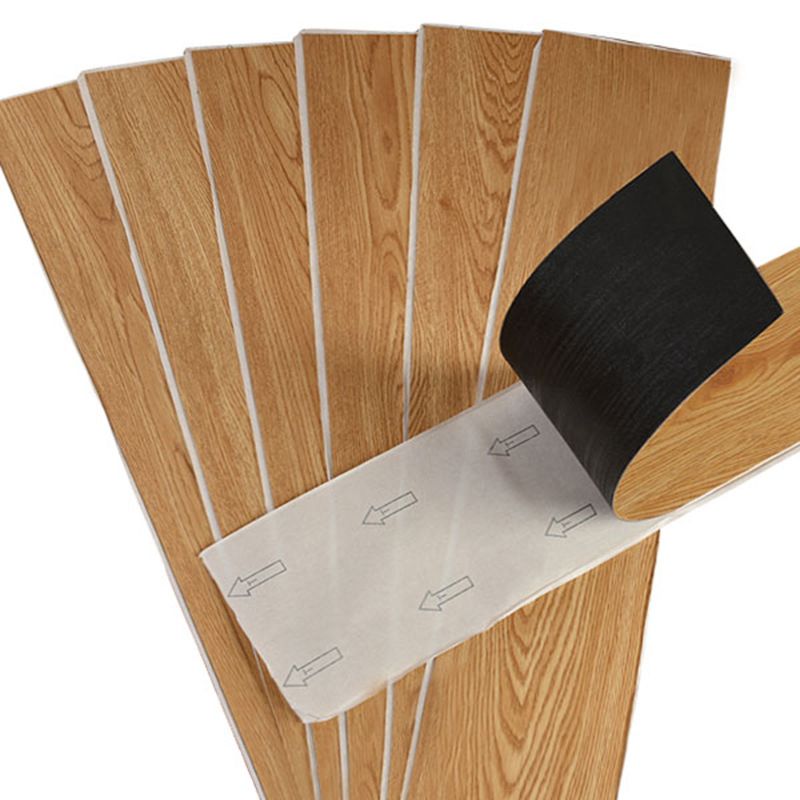 Avtoit | Rectangular PVC Floor Wood Design Peel & Stick Vinyl Flooring
