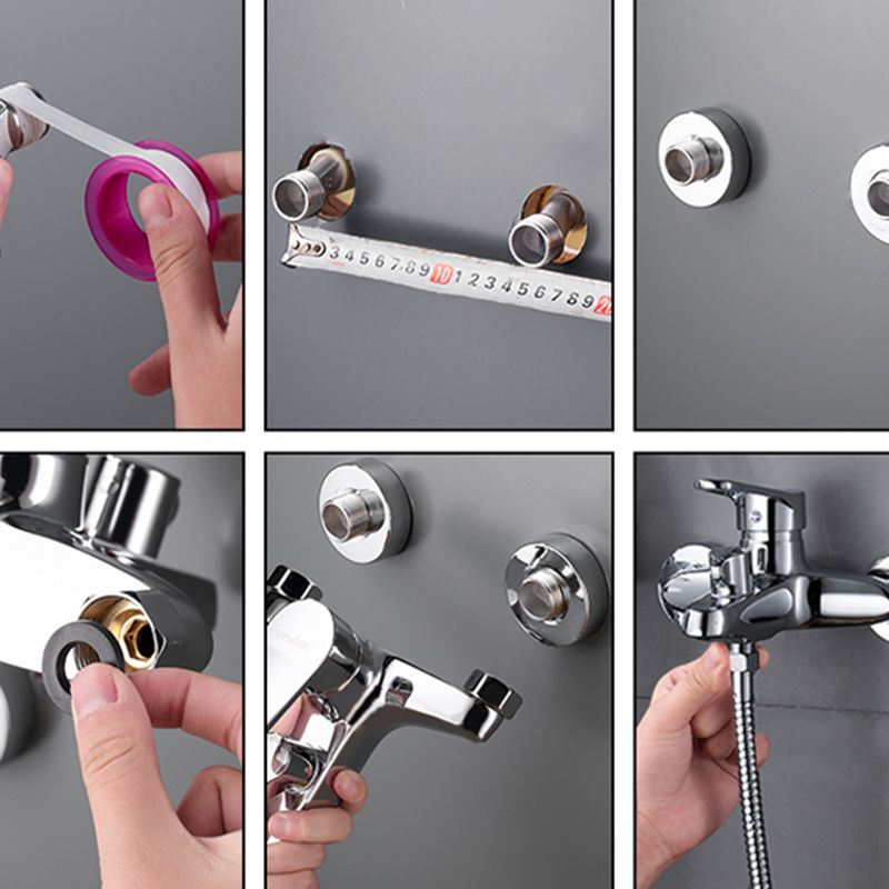 Avtoit | Popular Wall-Mounted Bathtub Faucet Fixed Lever Handle Bathtub Filler Trim