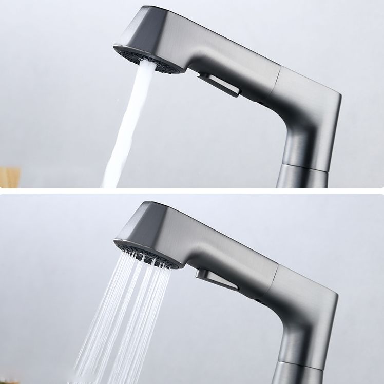 Avtoit | Contemporary Sink Faucet Plian Low Arc Brass Centerset Sink Faucet