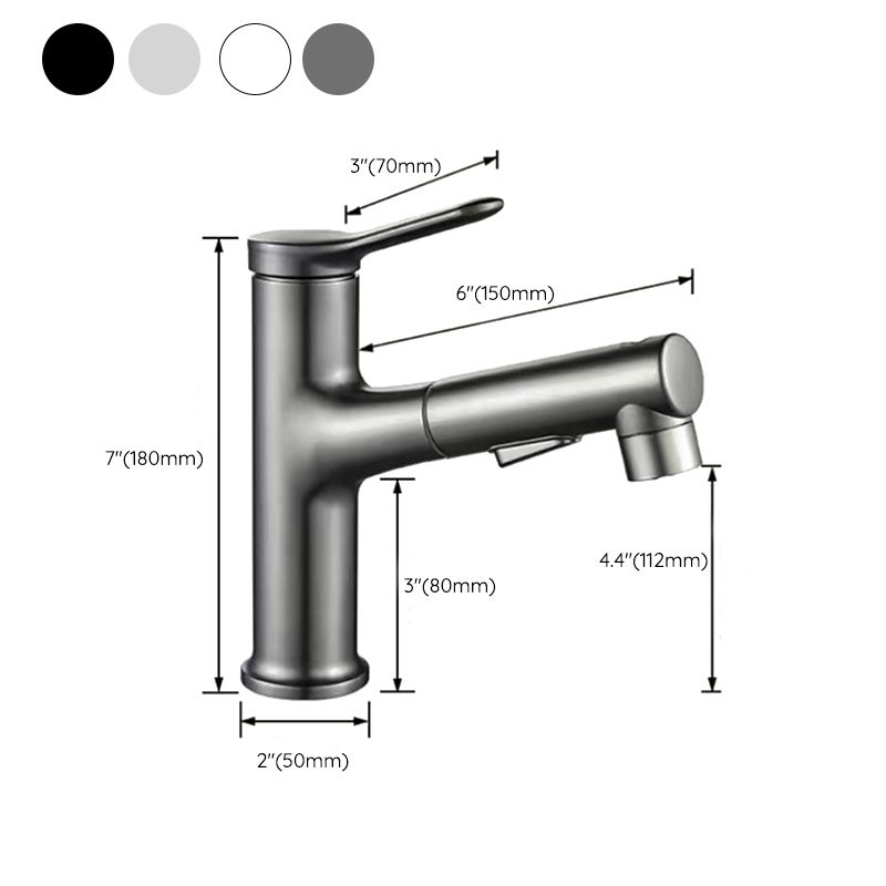 Avtoit | Vessel Sink Faucet Contemporary Pull-out Tap with Swivel Spout