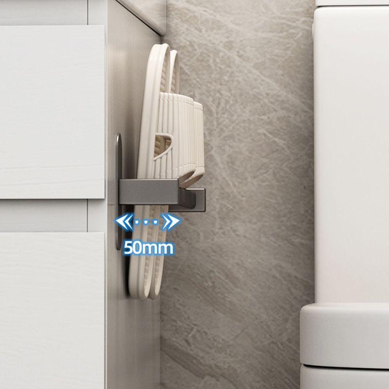 Avtoit | Gray Bathroom Accessory Set Modern 1/2 - Piece Bathroom Shelf Rustproof