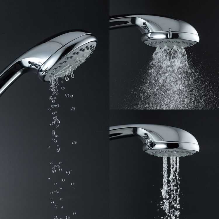 Avtoit | Single Double Showerhead Square High Arc Showerhead Combo in Chrome