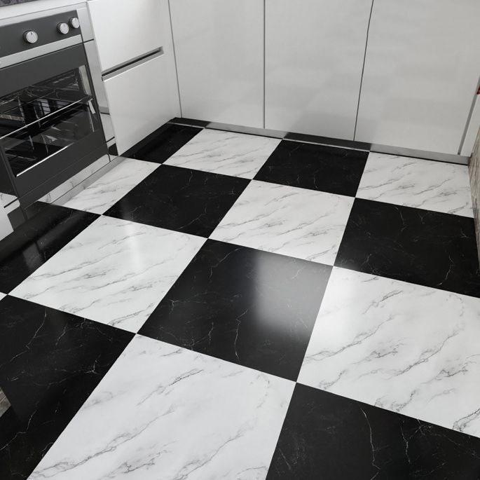 Avtoit | Peel and Stick Vinyl Floor Low Gloss PVC Flooring with Marble Look