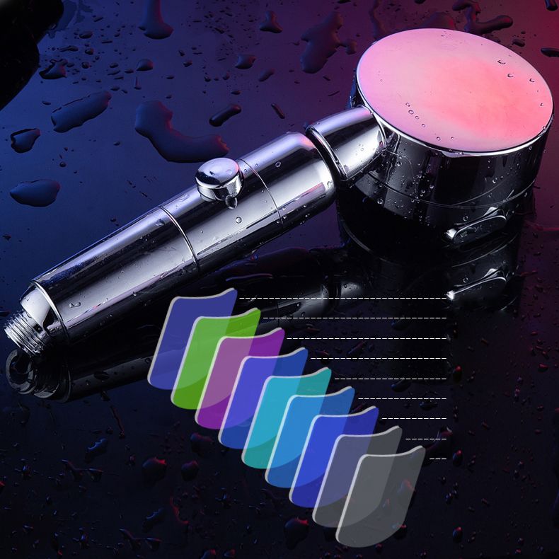 Avtoit | Contemporary Handheld Showerhead Round 3 Setting Sprayhead in Silver
