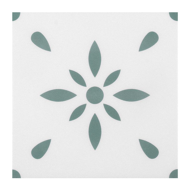 Avtoit | Peel and Stick PVC Flooring Matte Vinyl Flooring with Floral Pattern