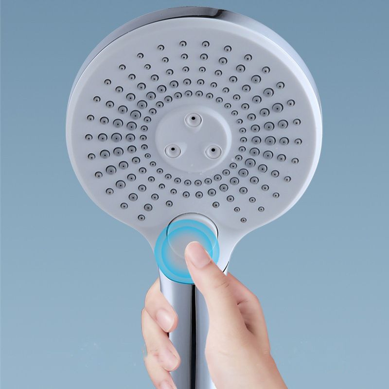 Avtoit | Basic Shower Head Round Plastic Handheld Shower Head in Silver