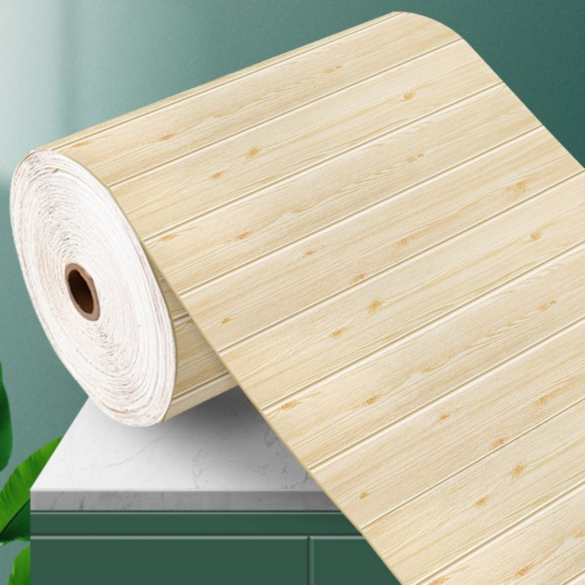 Avtoit | Modern Pearl Wainscoting PVC Wall Access Panel Peel and Stick Foam Trim