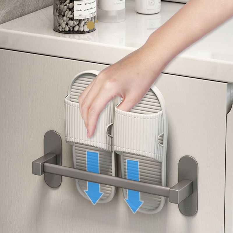 Avtoit | Gray Bathroom Accessory Set Modern 1/2 - Piece Bathroom Shelf Rustproof