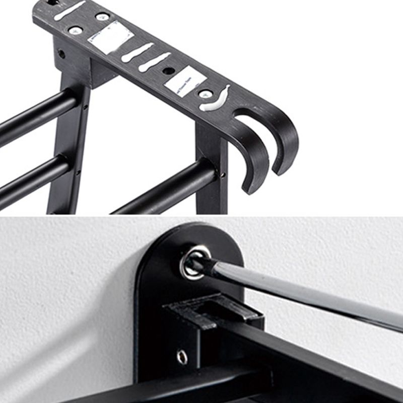 Avtoit | Modern Bathroom Accessories Black Paper Holder Bathroom Shelf Bathroom Accessory Set