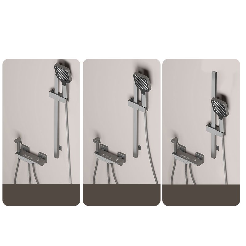 Avtoit | Push-button shower system wall mounting hand shower square shower system with shower hose