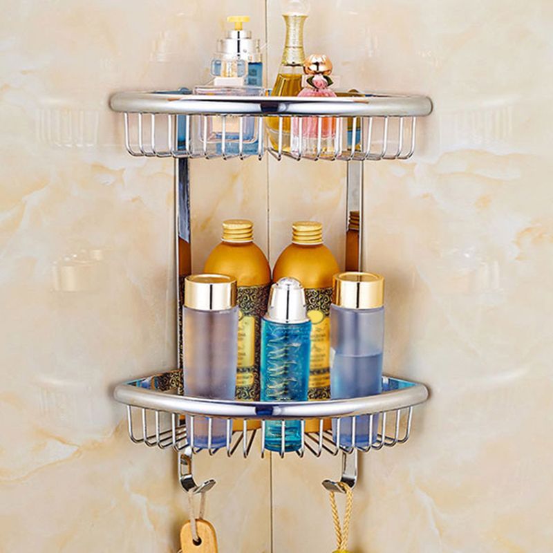 Avtoit | Contemporary Bathroom Accessories Hardware Set made of silver metal