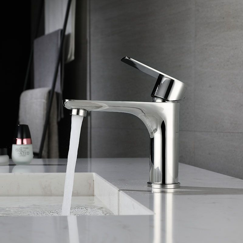 Avtoit | Modern Vessel Faucet Copper Single Handle Low Arc Vessel Faucet for Home