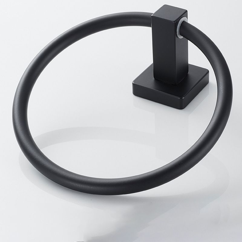 Avtoit | Traditional Bathroom Accessories Set Black Towel Ring Bathroom Shelf Bathroom Accessories Set