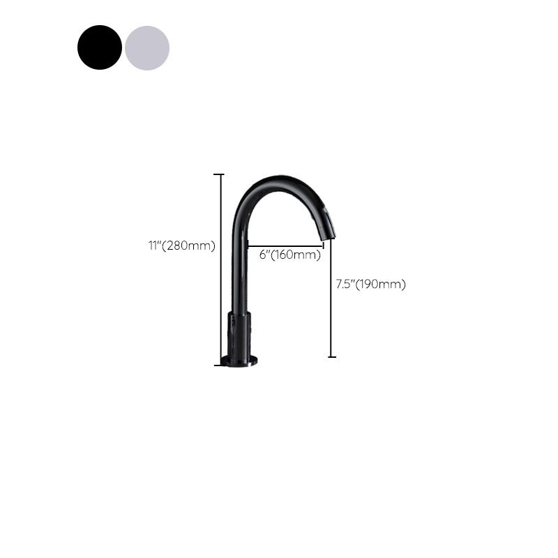 Avtoit | Contemporary Bathroom Faucet Deck Mount Copper Low Arc Swivel Roman Bathtub Faucet Set