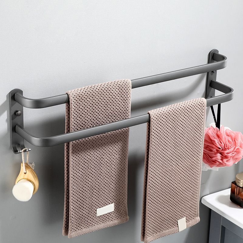 Avtoit | Modern Bathroom Fixture Set Towel Bar Gray Bathroom Shelf Bathroom Set