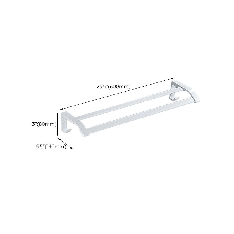 Avtoit | Modern Bathroom Accessory Set Towel Bar Bathroom Shelf White Bathroom Accessory Set