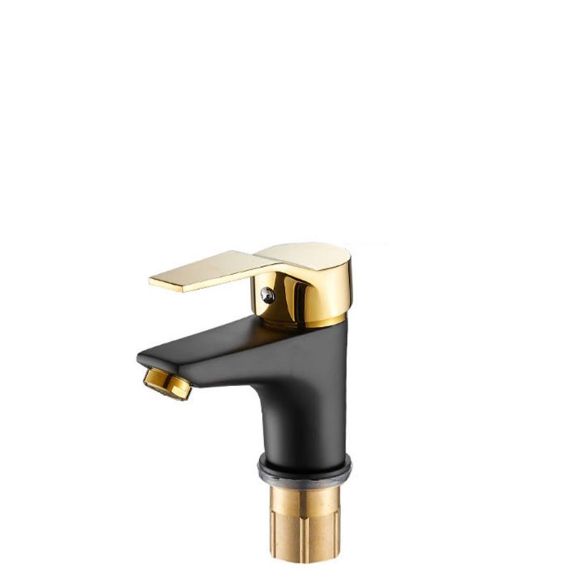 Avtoit | Black-Gold Vessel Sink Faucet Lever Handle Low Arc Vessel Faucet