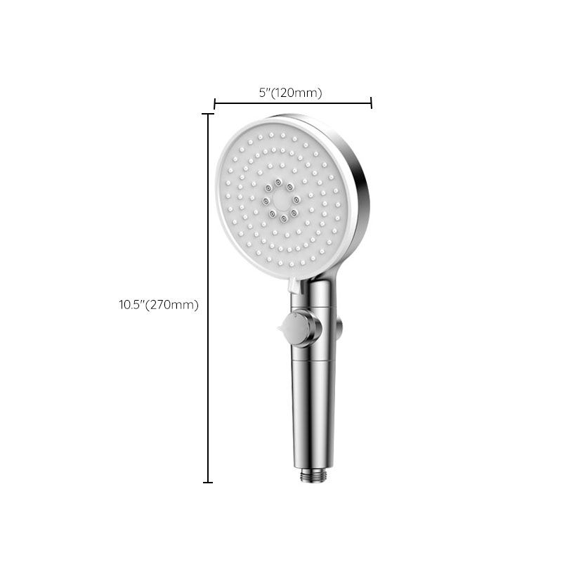 Avtoit | Contemporary Hand Shower Round Shower Head Combo in Silver