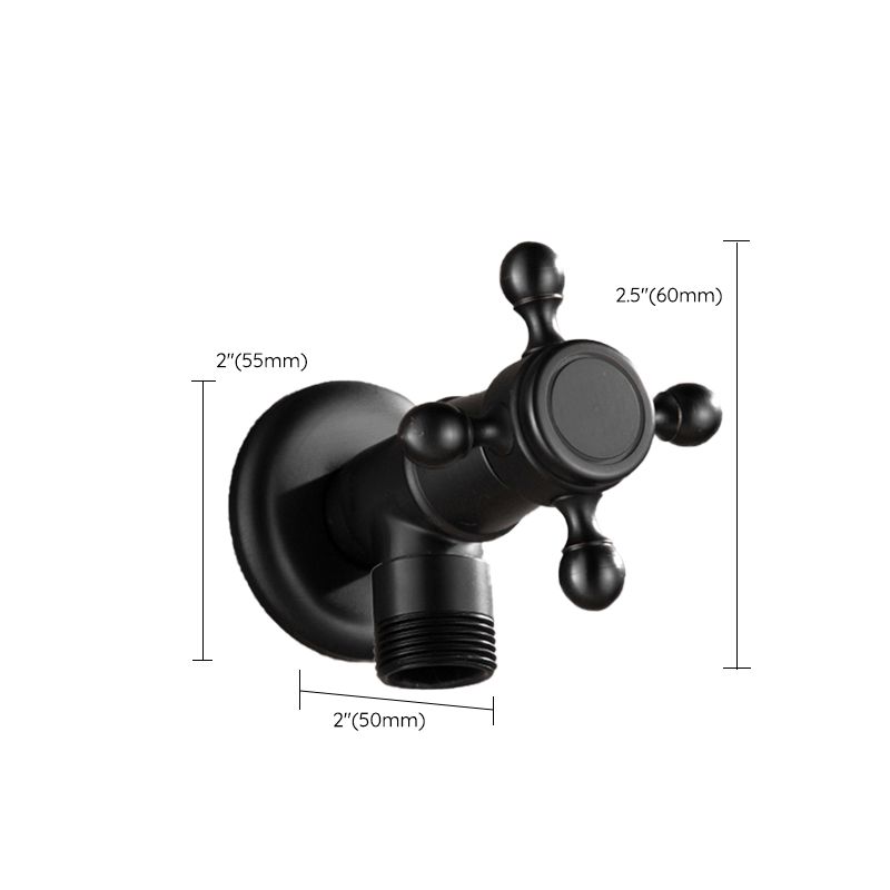 Avtoit | Wide Bathroom Sink Faucet Wall-Mounted Cross Handle Faucet