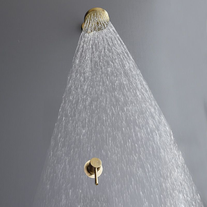 Avtoit | Stainless Steel Shower Combination Round Fixed Shower Head with Shower Arm