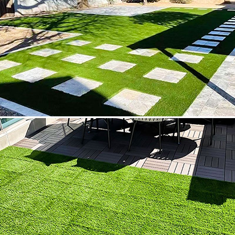 Avtoit | Outdoor Deck tiles with striped detail composite snap parts wood deck tiles