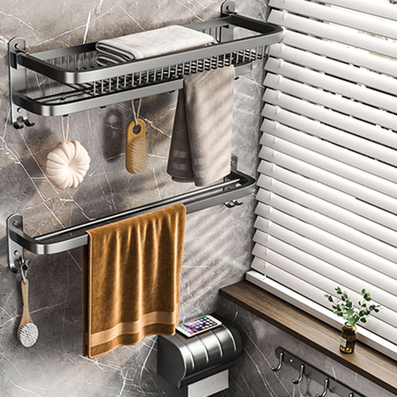 Avtoit | Modern gray bathroom accessory set bathroom shelf bath hardware set