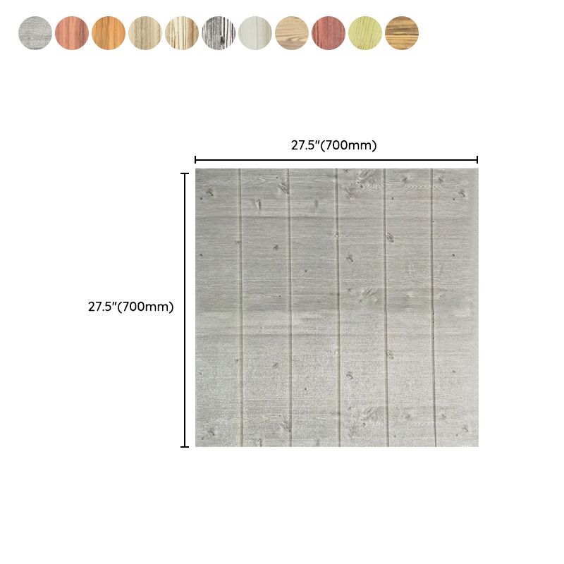 Avtoit | Modern Tin Wall Paneling Smooth Wall Ceiling Wood Plank Set of 6