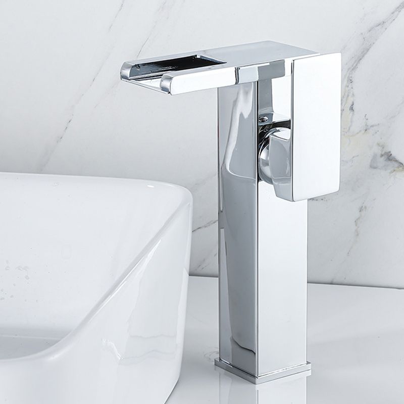 Avtoit | Contemporary Sink Faucet Solid Color Low Arc Bathroom Sink Faucet
