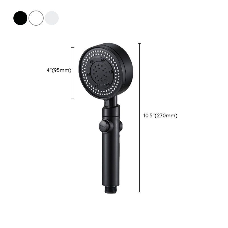 Avtoit | Contemporary Hand Shower Plastic Round Hand Shower with Self-Cleaning