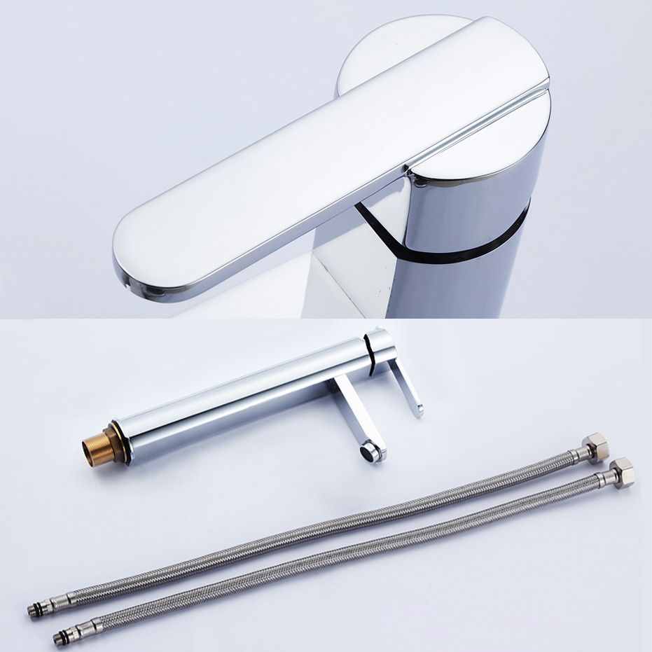 Avtoit | Bathroom Faucet Brass Lever Handle Single Hole Sink Faucet