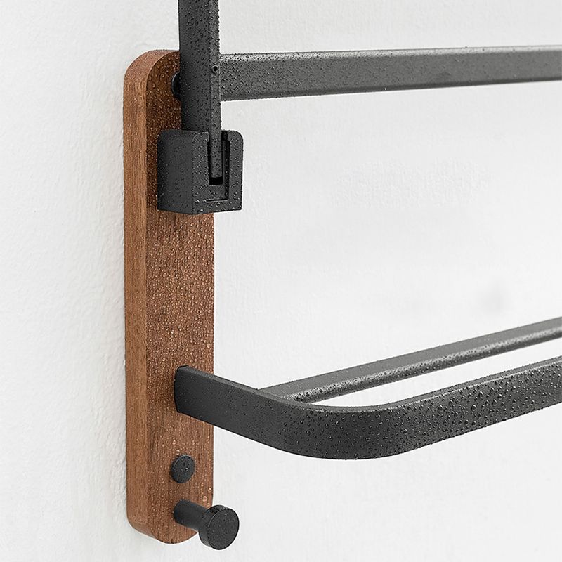 Avtoit | Metal and wood bathroom accessories as a single piece or as a set without drilling