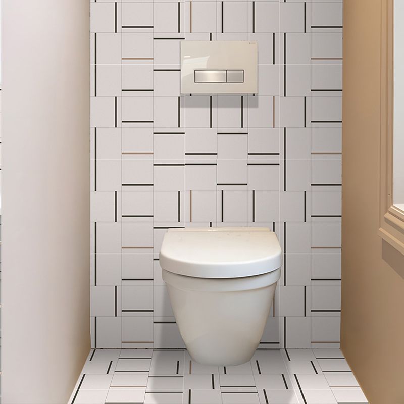 Avtoit | Square Indoor Vinyl Floor Peel and Stick Line Print Vinyl Floor