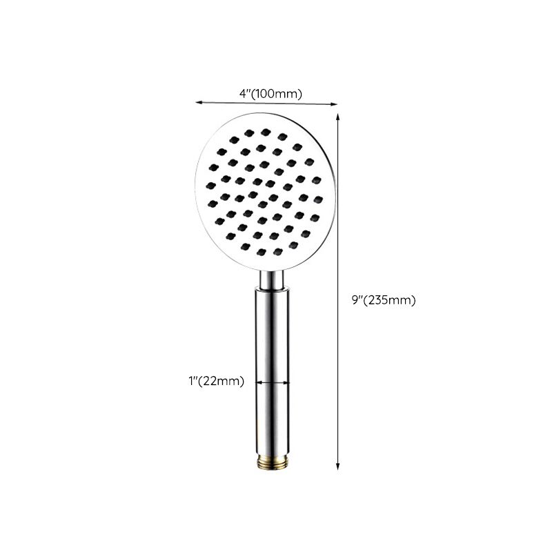 Avtoit | Round Shower Head Stainless Steel 3 Sprays Wall Mounted Hand Shower