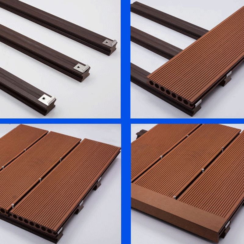 Avtoit | Outdoor Wood Decking Waterproof Striped Pattern Floorboard