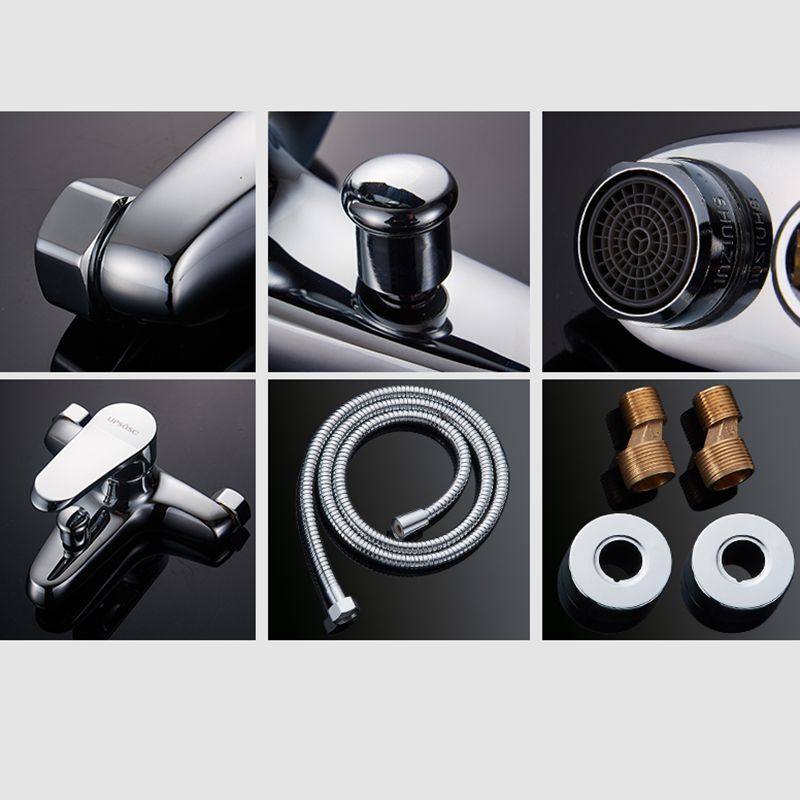 Avtoit | Tradition Fixed Bathtub Mixer Wall Mount Lever Handle Bathtub Mixer