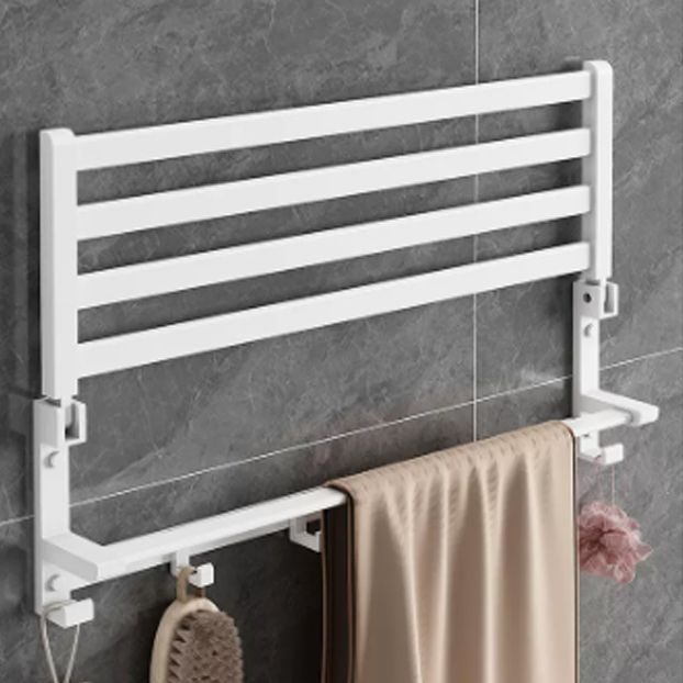 Avtoit | Modern White Bathroom Hardware Set Towel Rack Bath Shelf Bathroom Hardware Set