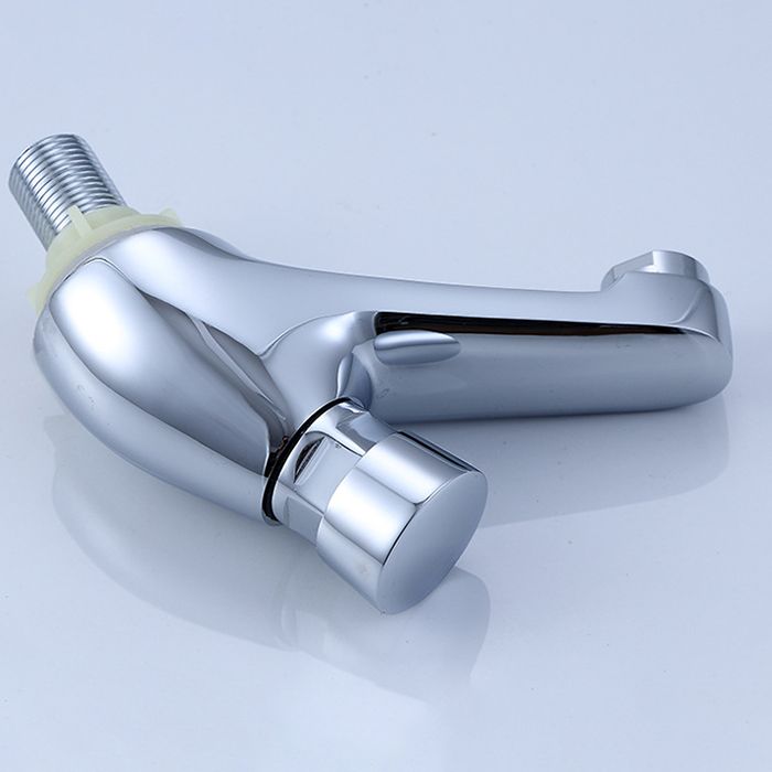 Avtoit | Modern sink faucet with brass knob handle, low arc, washbasin faucet