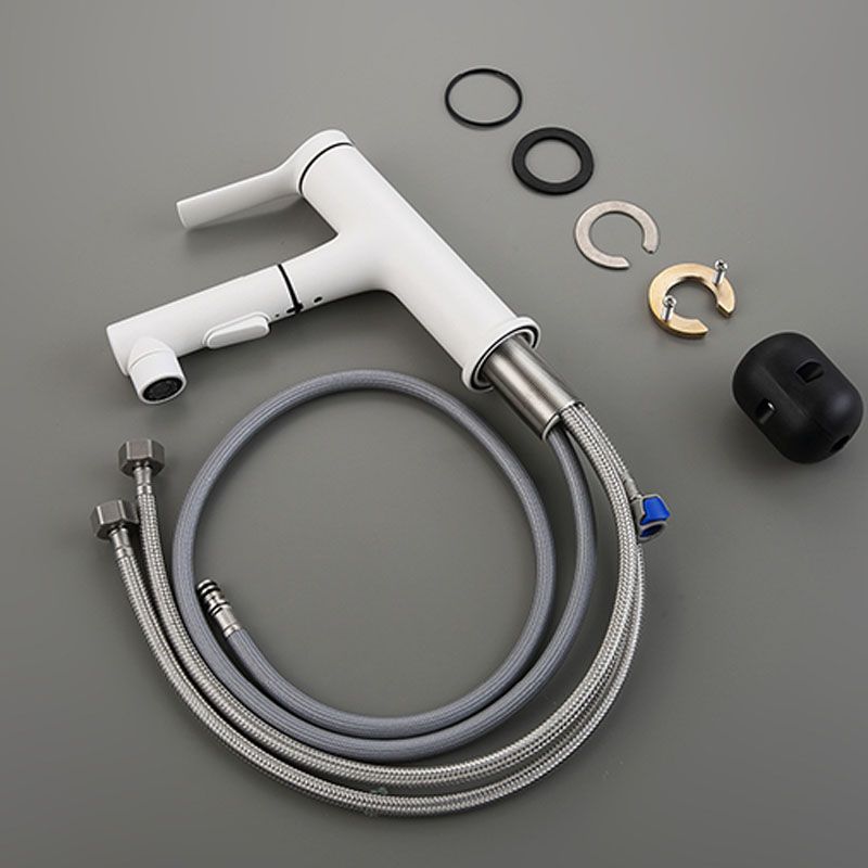 Avtoit | Contemporary Single Handle Faucet Retractable Sink Faucet with Lever Handle