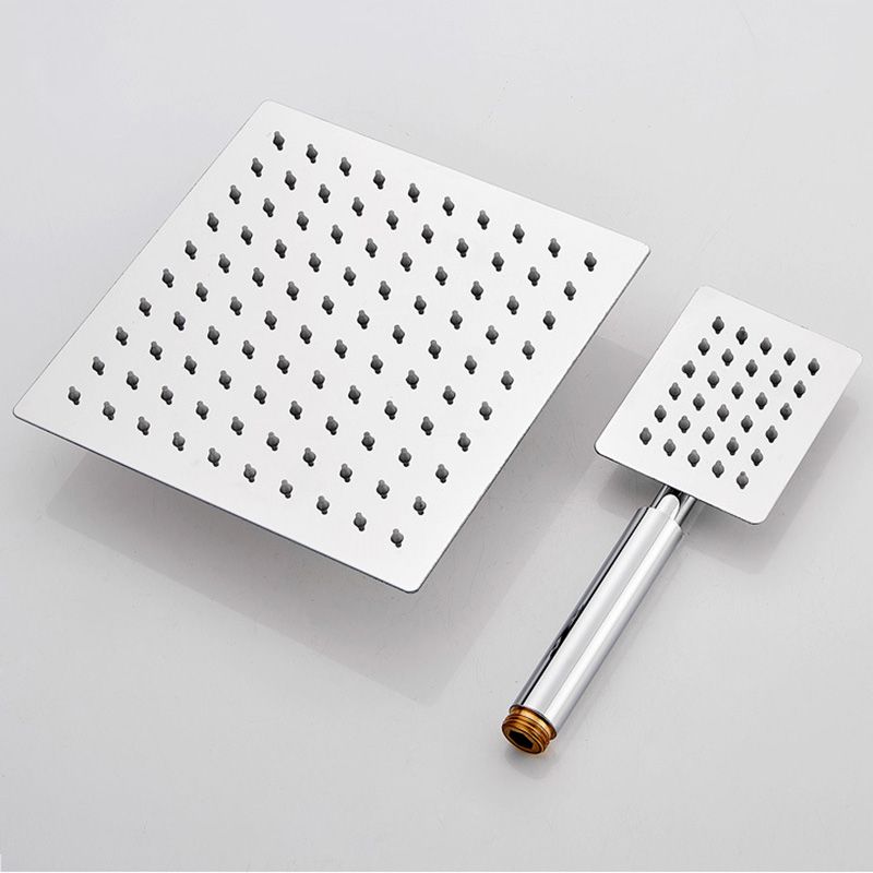 Avtoit | Square Metal Double Shower Heads Modern Shower with Shower Hose