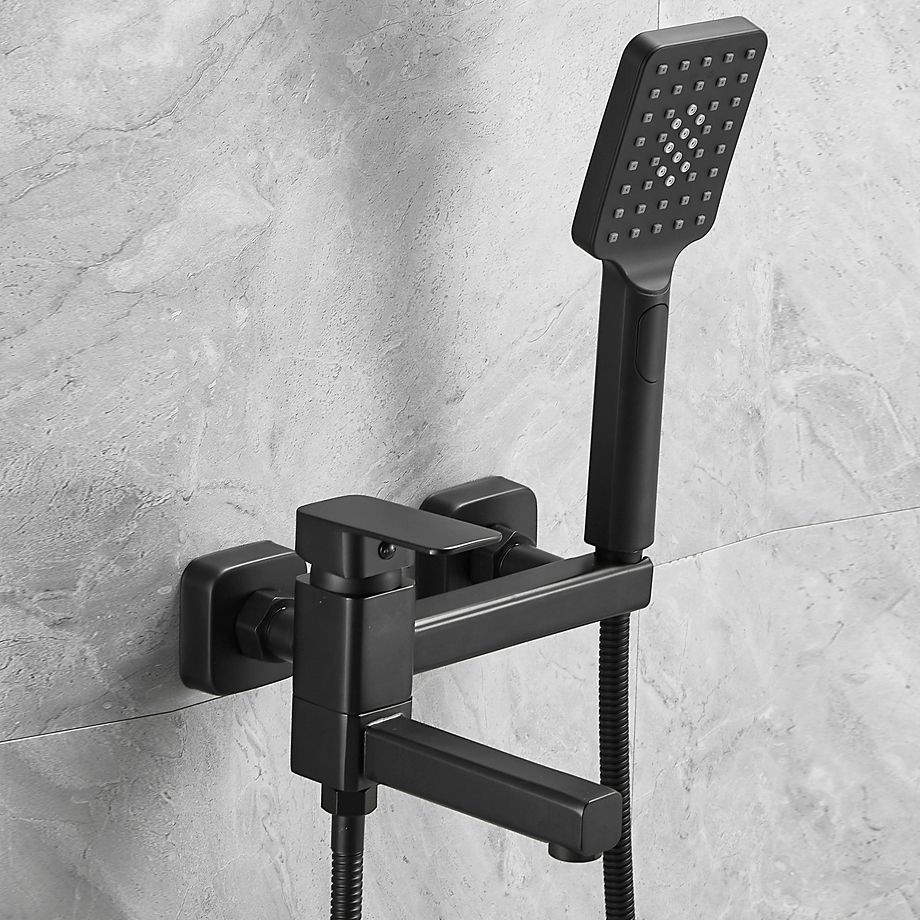 Avtoit | Wall-mounted metal bathtub faucet low arc swivel bathroom faucet